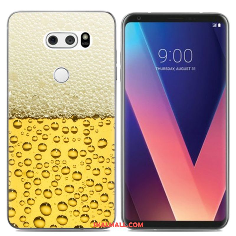 Lg V30 Skal Mjuk Silikon Färg Kyla Pu Fodral Online