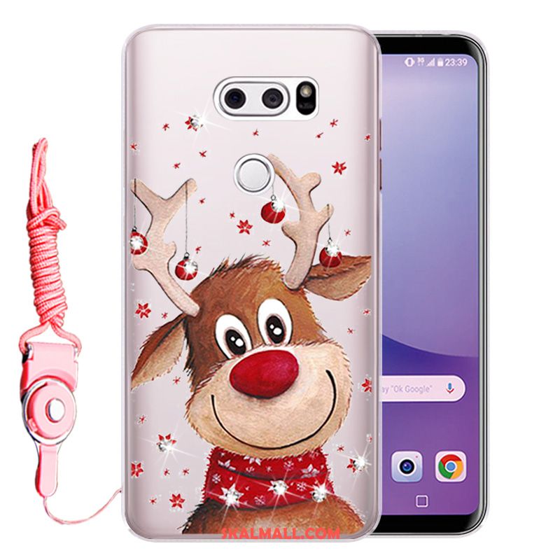 Lg V30 Skal Silikon Strass Mjuk Fallskydd Heta Försäljning Butik