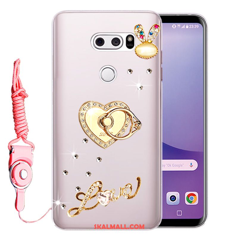 Lg V30 Skal Silikon Strass Mjuk Fallskydd Heta Försäljning Butik