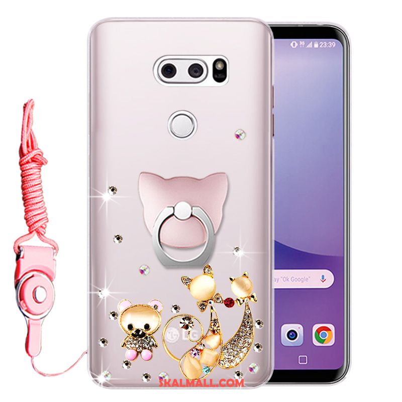 Lg V30 Skal Silikon Strass Mjuk Fallskydd Heta Försäljning Butik