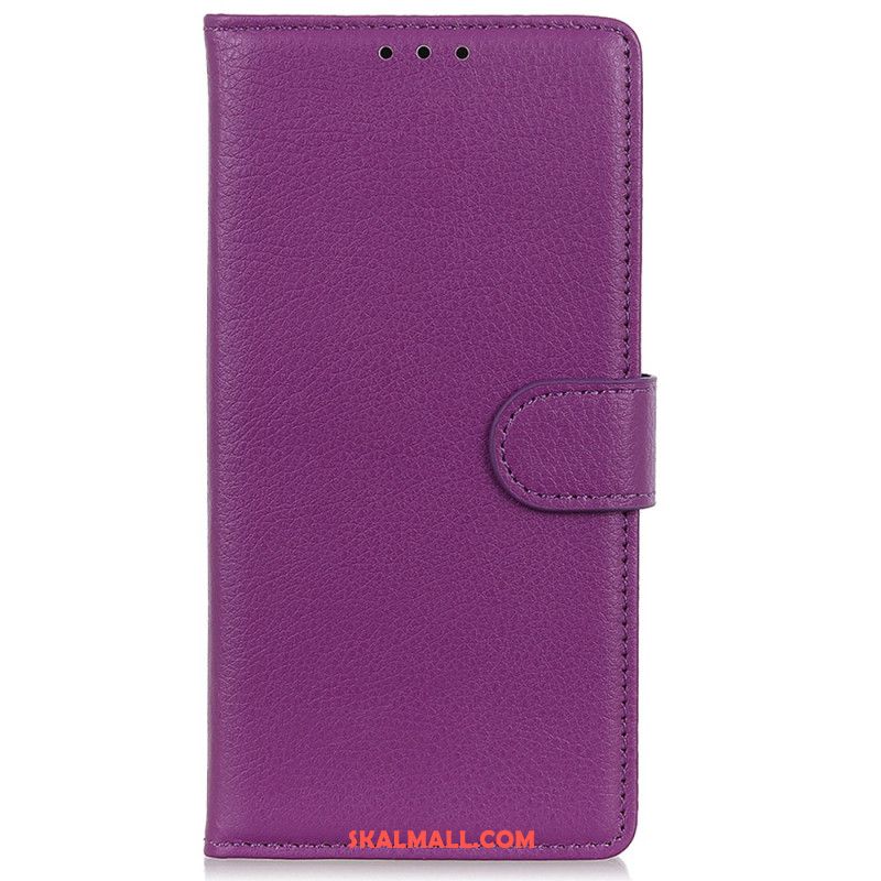 Läderfodral Oppo Reno 11 5g Telefonfodral Traditionellt Konstläder