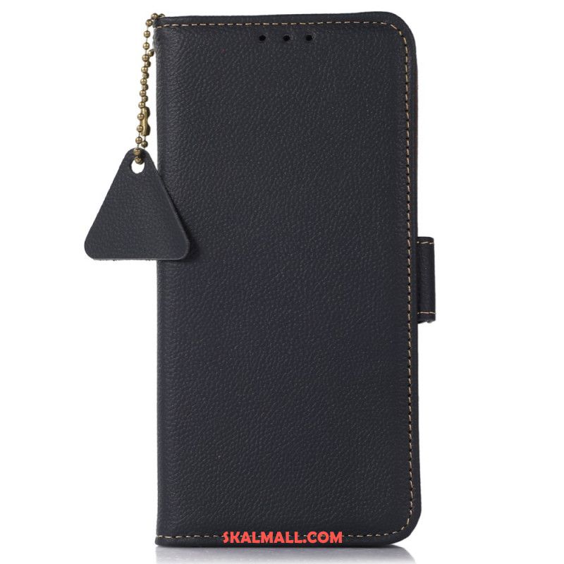 Läderfodral Sony Xperia 10 Vi Telefonfodral Rfid-blockerande Nyckelbricka