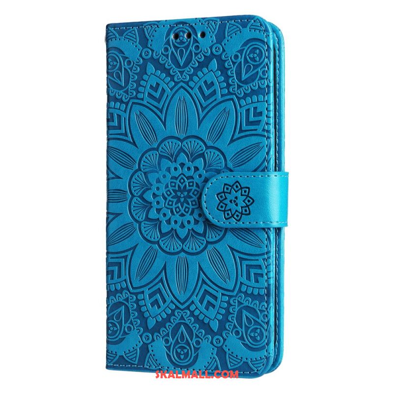 Läderfodral Xiaomi Redmi Note 13 Pro 4g Telefonfodral Mandala Med Rem