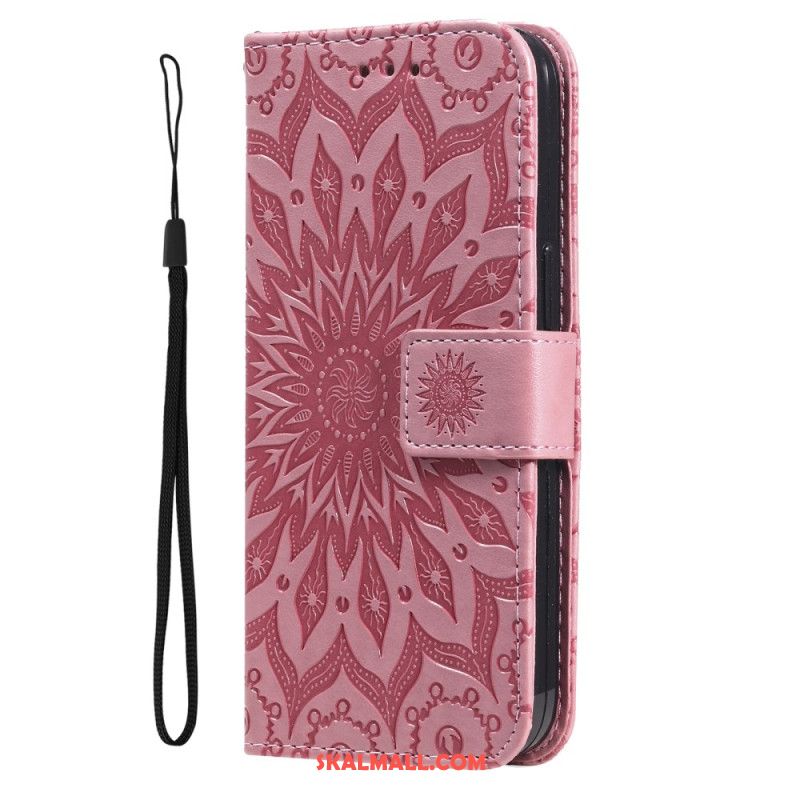 Läderskal Fodral Xiaomi 14t Pro Mandala Med Rem