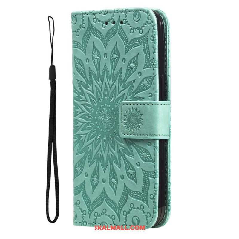 Läderskal Fodral Xiaomi 14t Pro Mandala Med Rem