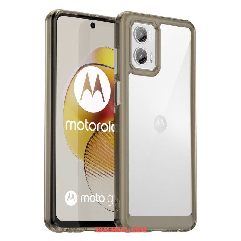 Mobilskal Moto G73 5G Transparent Hybrid