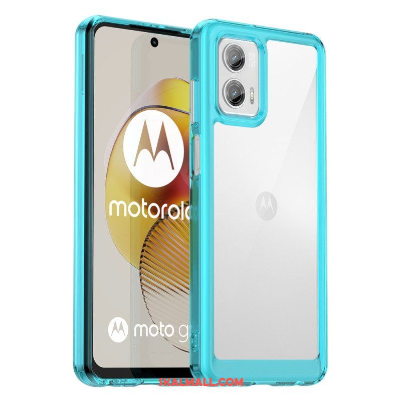 Mobilskal Moto G73 5G Transparent Hybrid