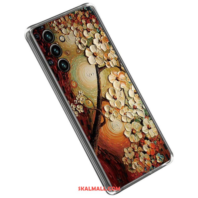 Mobilskal Samsung Galaxy A14 / A14 5G Flexibel Blomma