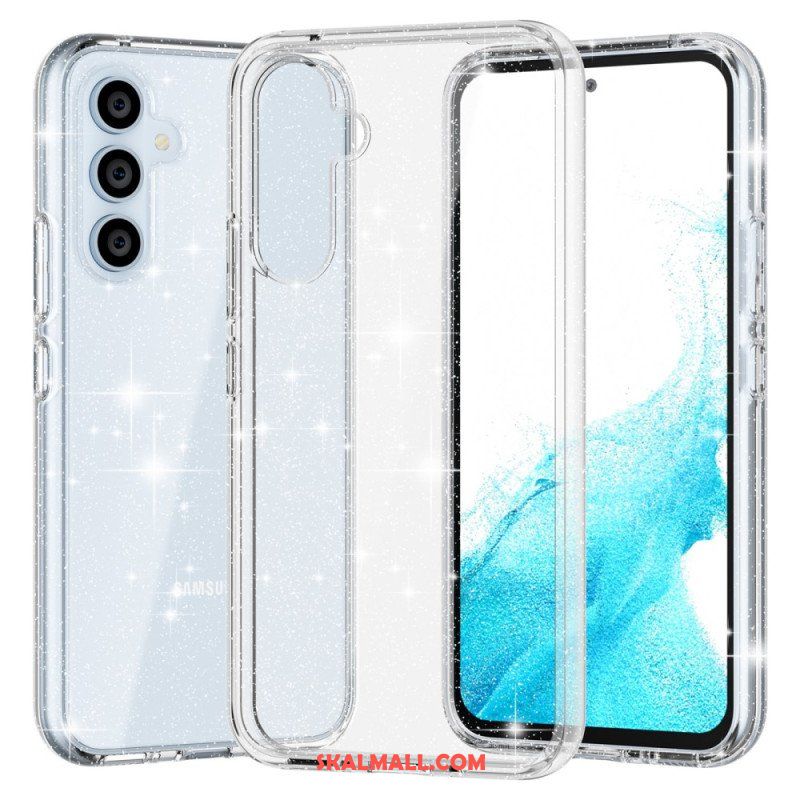 Mobilskal Samsung Galaxy A54 5G Transparenta Paljetter