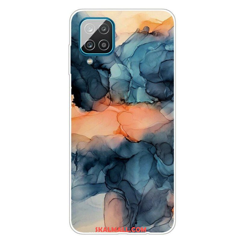 Mobilskal Samsung Galaxy M12 / A12 Färgad Marmor