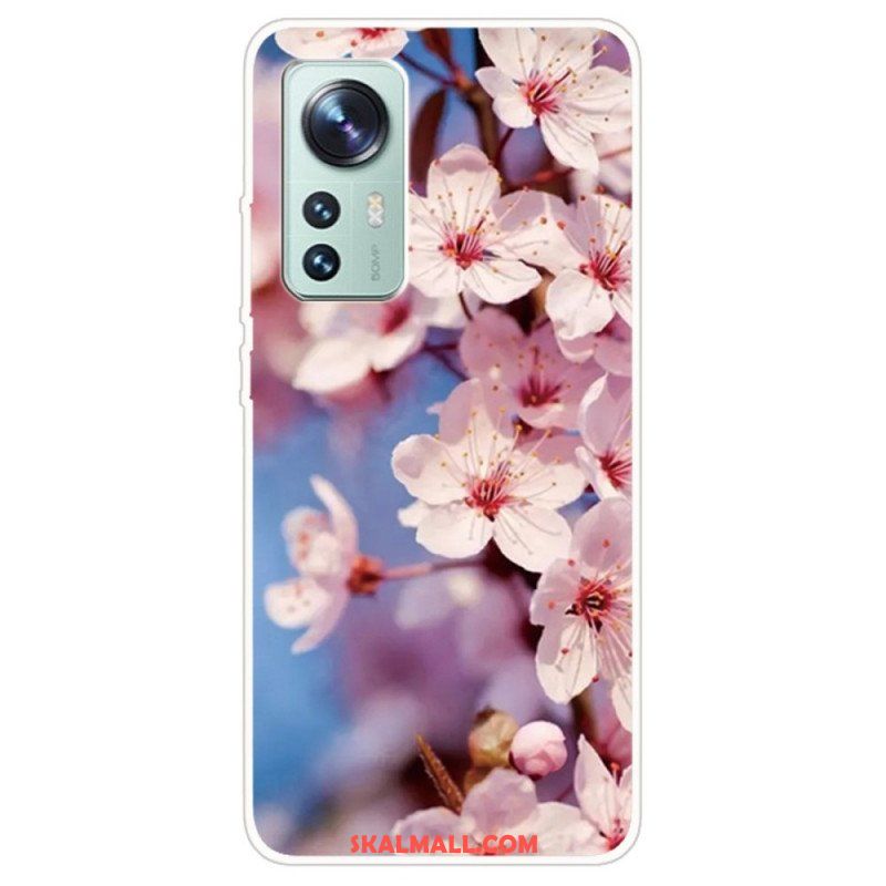 Mobilskal Xiaomi 12 / 12X Realistiska Blommor