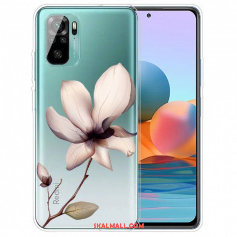 Mobilskal Xiaomi Redmi Note 10 / 10S Transparent En Blomma