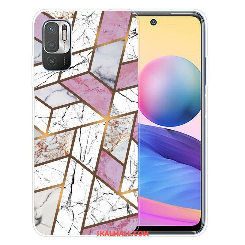 Mobilskal Xiaomi Redmi Note 10 5G Geometrisk Marmor