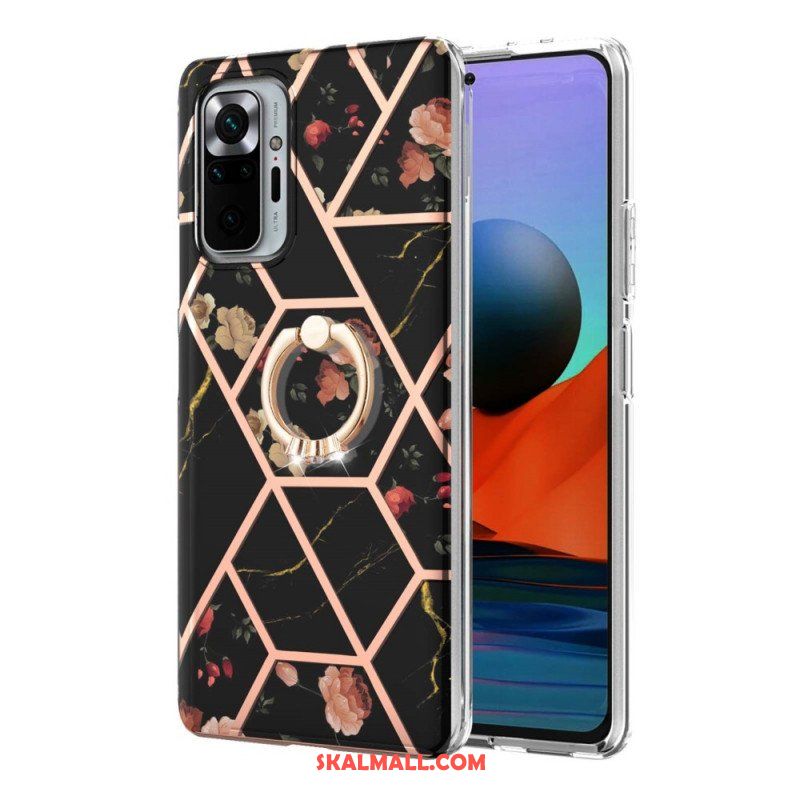 Mobilskal Xiaomi Redmi Note 10 Pro Ring-bracket Blommor