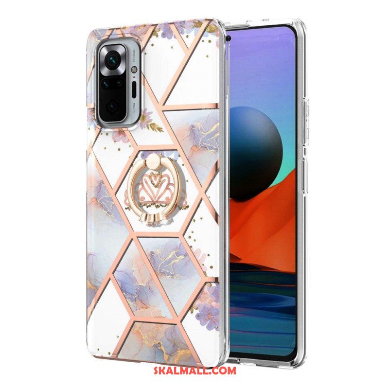 Mobilskal Xiaomi Redmi Note 10 Pro Ring-bracket Blommor