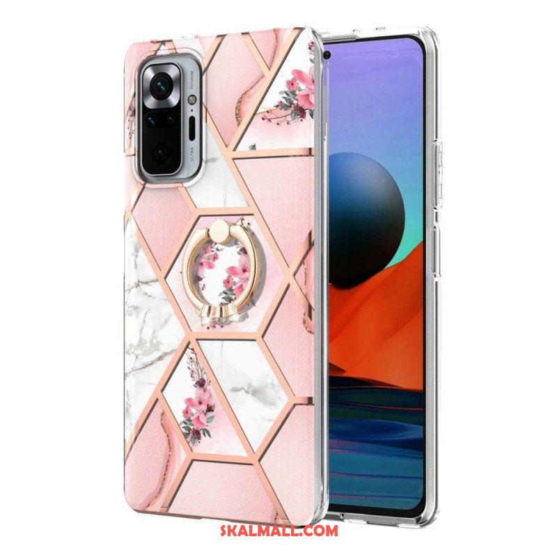 Mobilskal Xiaomi Redmi Note 10 Pro Ring-bracket Blommor