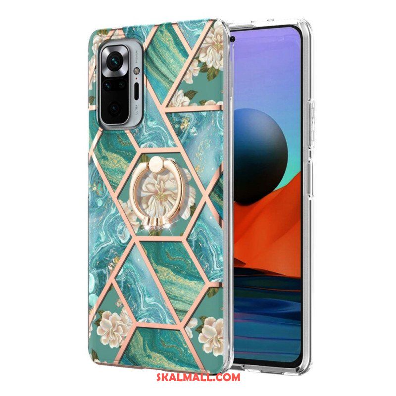 Mobilskal Xiaomi Redmi Note 10 Pro Ring-bracket Blommor