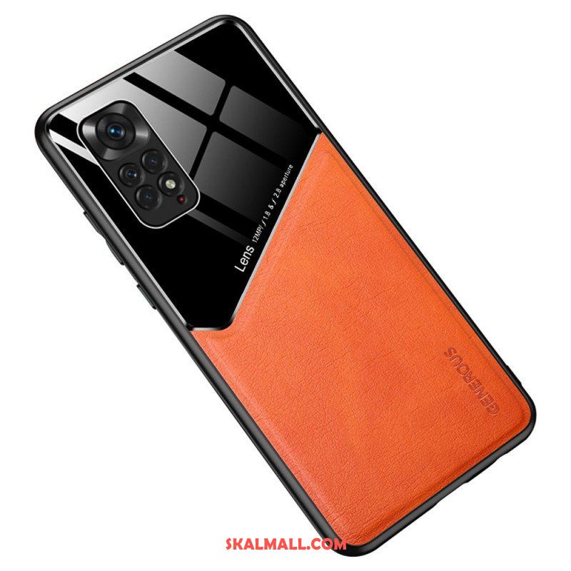 Mobilskal Xiaomi Redmi Note 11 / 11S Magnetisk Lädereffekt