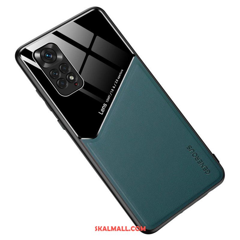 Mobilskal Xiaomi Redmi Note 11 / 11S Magnetisk Lädereffekt