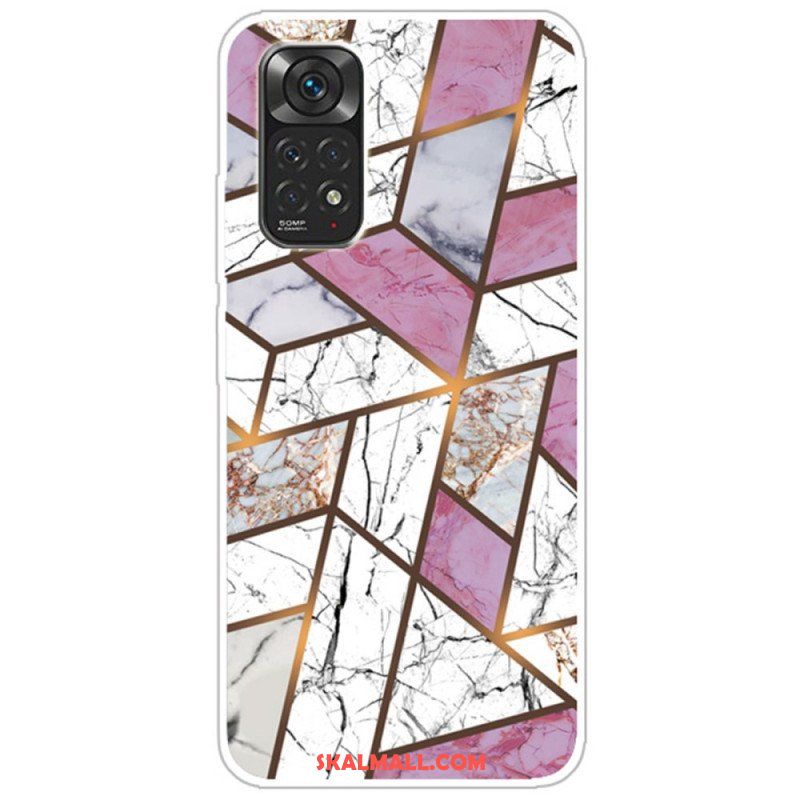 Mobilskal Xiaomi Redmi Note 11 / 11S Marmor Geometri