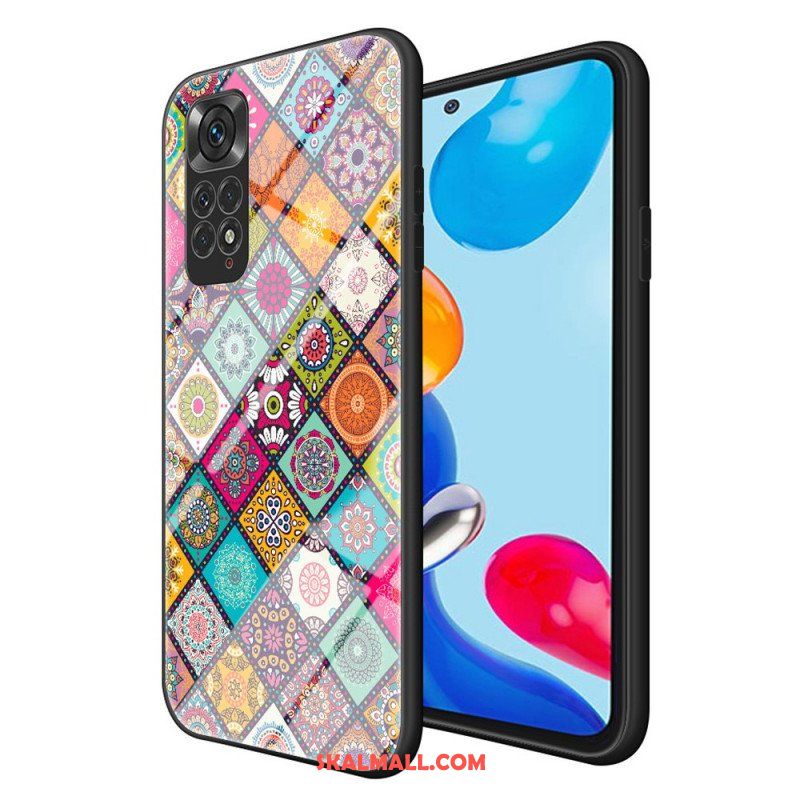 Mobilskal Xiaomi Redmi Note 11 / 11S Patchwork Magnetisk Hållare