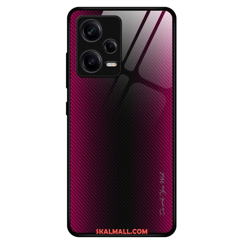 Mobilskal Xiaomi Redmi Note 12 Pro Kolfiberhärdat Glas