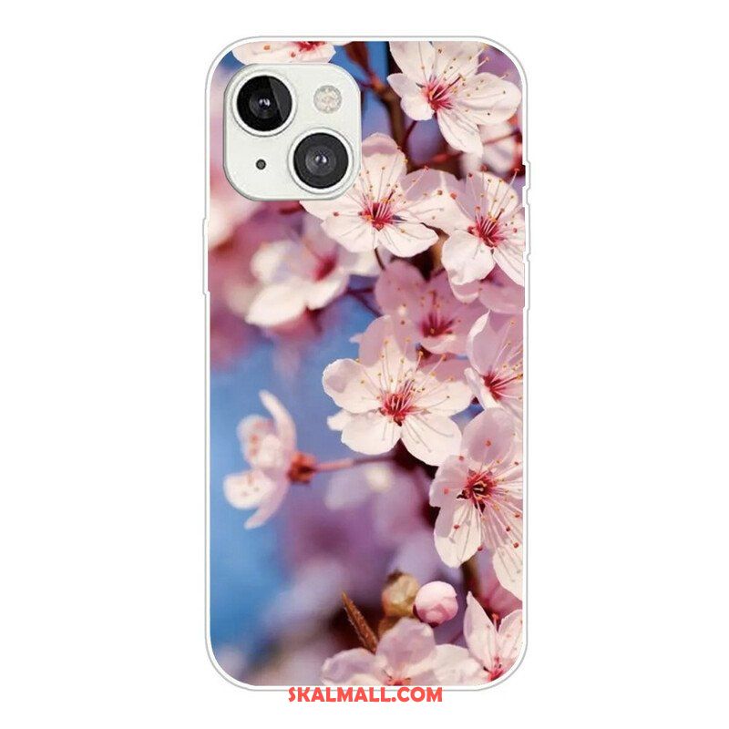 Mobilskal iPhone 13 Mini Realistiska Blommor