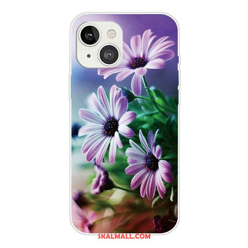 Mobilskal iPhone 13 Mini Realistiska Blommor