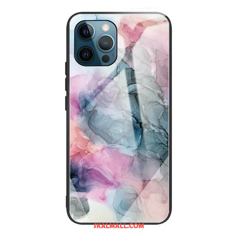 Mobilskal iPhone 13 Pro Marmor Härdat Glas