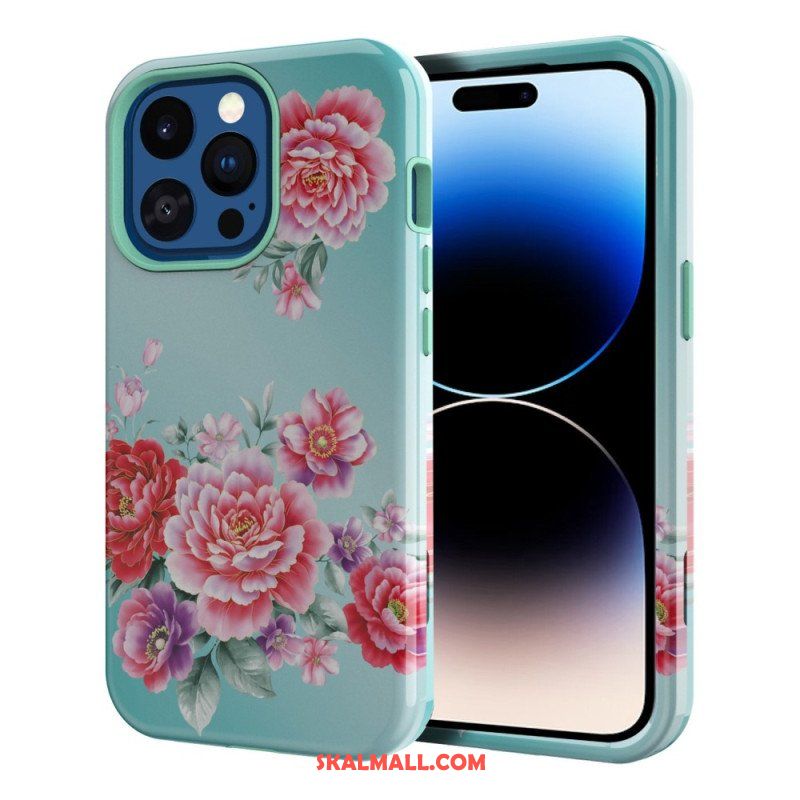 Mobilskal iPhone 14 Pro Max Vintage Blommor