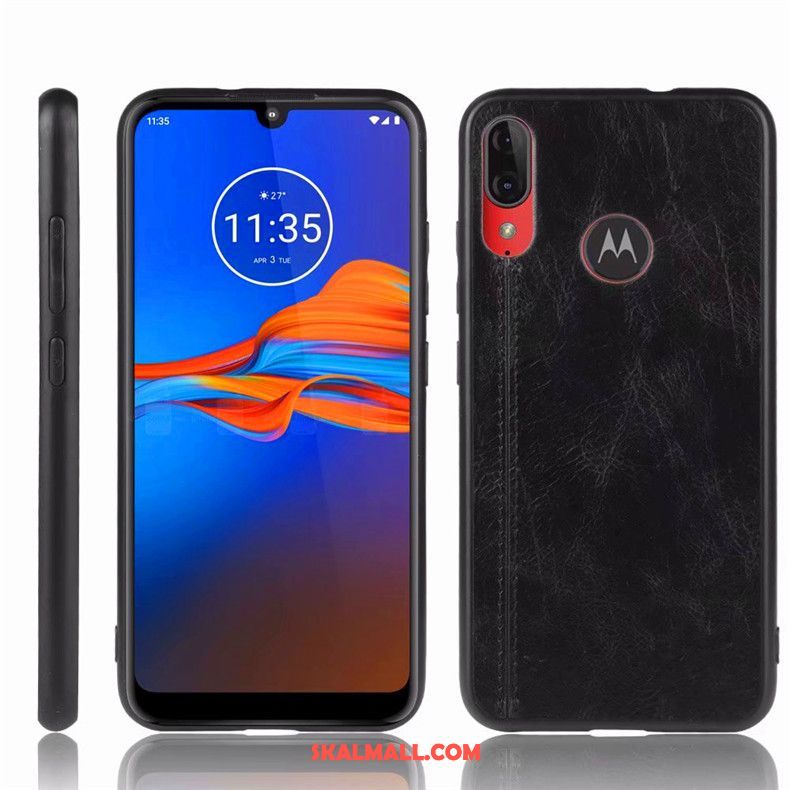 Moto E6 Plus Skal Blå Fallskydd All Inclusive Enkel Mobil Telefon Fodral Rabatt