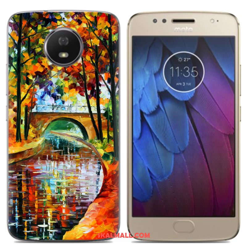 Moto G5s Skal Gul Slim Speciell Kreativa Mobil Telefon Fodral Billig