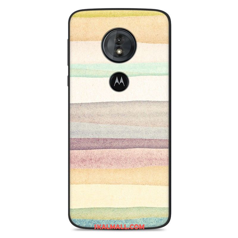 Moto G6 Play Skal Personlighet Vacker Gul Mjuk Skydd Butik