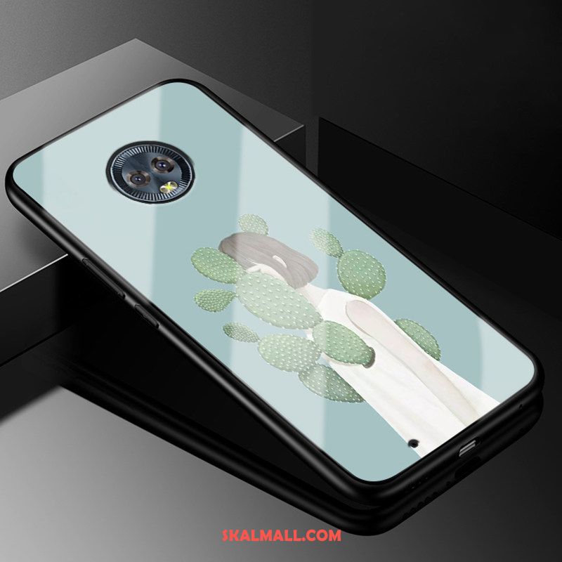 Moto G6 Skal Ljus Glas All Inclusive Grön Trend Köpa