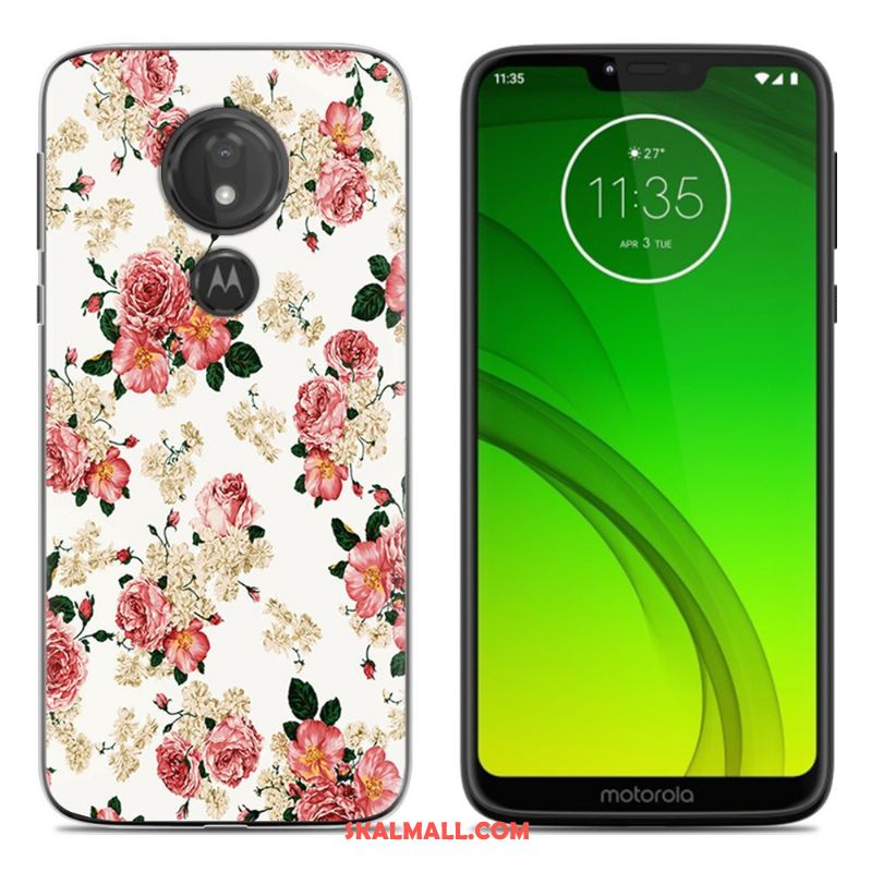 Moto G7 Play Skal Fallskydd Grön All Inclusive Mobil Telefon Målade Billigt