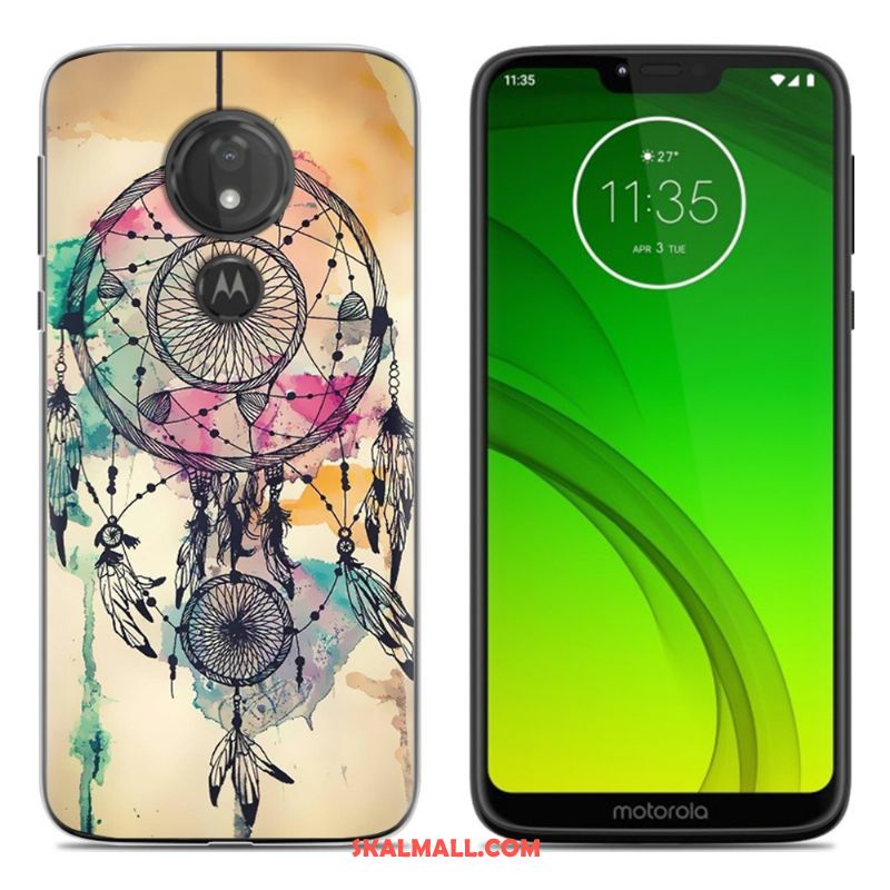 Moto G7 Play Skal Fallskydd Grön All Inclusive Mobil Telefon Målade Billigt