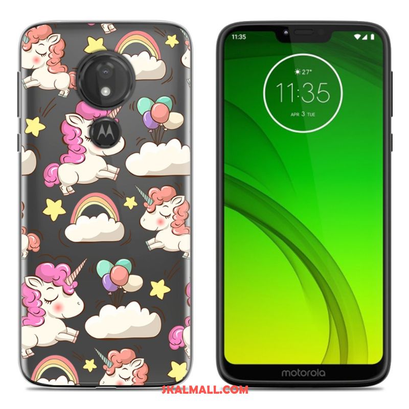 Moto G7 Play Skal Fallskydd Grön All Inclusive Mobil Telefon Målade Billigt