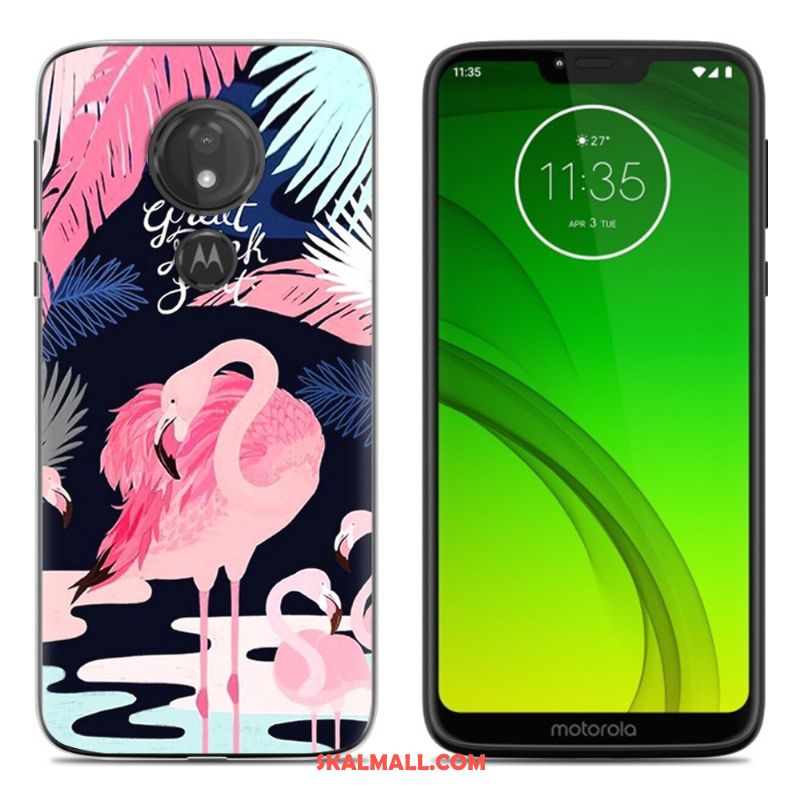 Moto G7 Play Skal Fallskydd Grön All Inclusive Mobil Telefon Målade Billigt