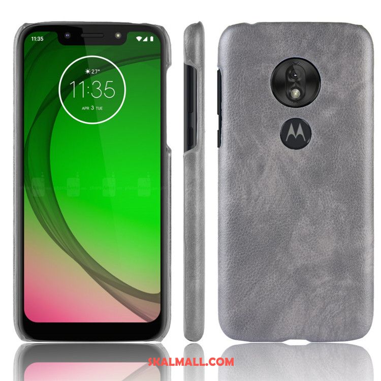 Moto G7 Play Skal Läder Skydd Mönster Europa Litchi Online