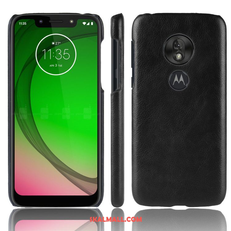 Moto G7 Play Skal Läder Skydd Mönster Europa Litchi Online