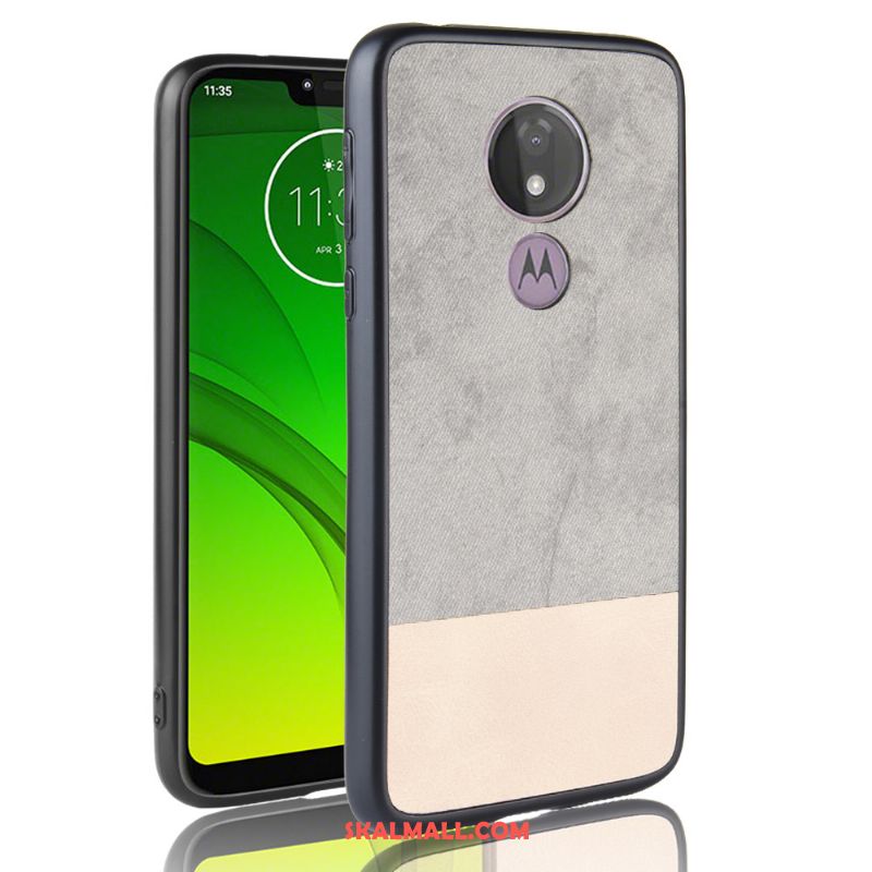 Moto G7 Play Skal Mobil Telefon All Inclusive Mönster Fallskydd Denim Billig