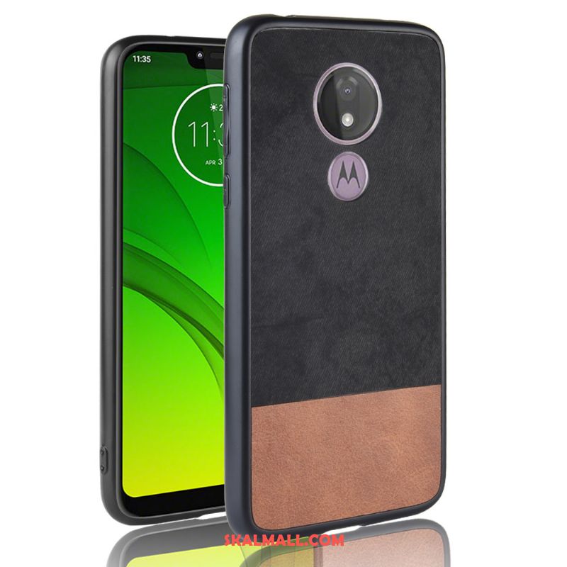 Moto G7 Play Skal Mobil Telefon All Inclusive Mönster Fallskydd Denim Billig