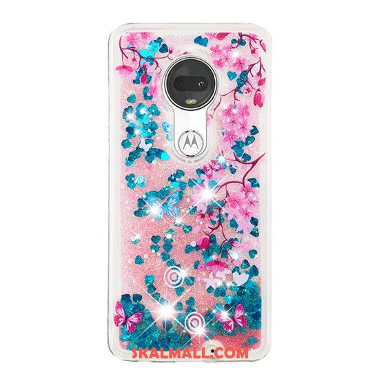 Moto G7 Plus Skal Rosa Kvicksand Fallskydd Hängsmycken Mobil Telefon Butik