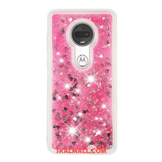 Moto G7 Plus Skal Rosa Kvicksand Fallskydd Hängsmycken Mobil Telefon Butik