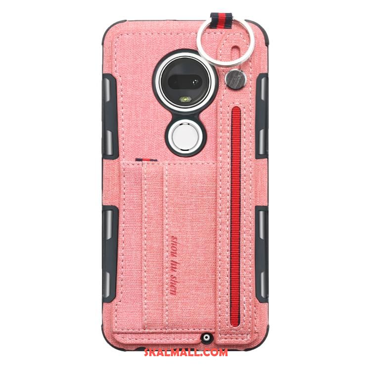 Moto G7 Skal Kreativa Kort Rosa Skydd All Inclusive På Nätet