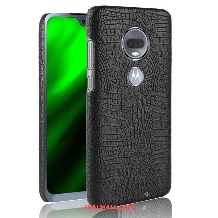 Moto G7 Skal Mobil Telefon Läder Hård Skydd Mönster Fodral Köpa