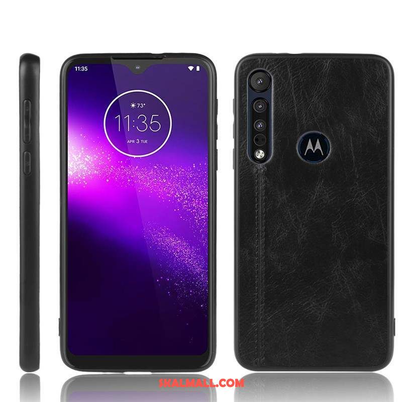 Moto G8 Plus Skal Mjuk Svart Skydd Business Mobil Telefon Fodral Till Salu