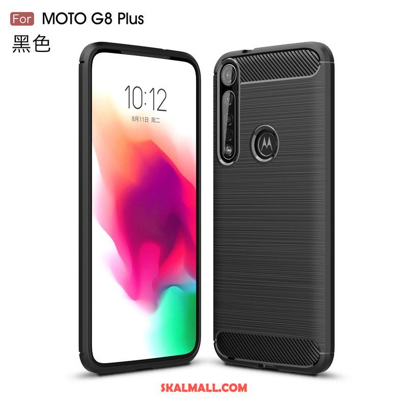 Moto G8 Plus Skal Mobil Telefon Röd Mjuk Glidskydds Silke Fodral Köpa