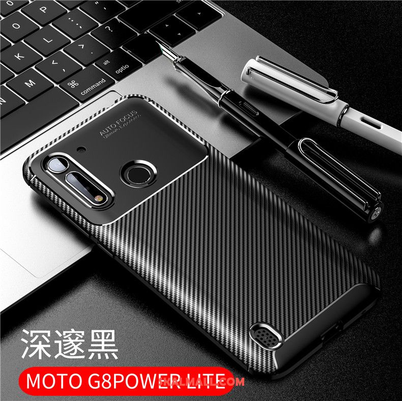 Moto G8 Power Lite Skal Fallskydd Ny Mobil Telefon Nubuck Enkel Fodral Butik