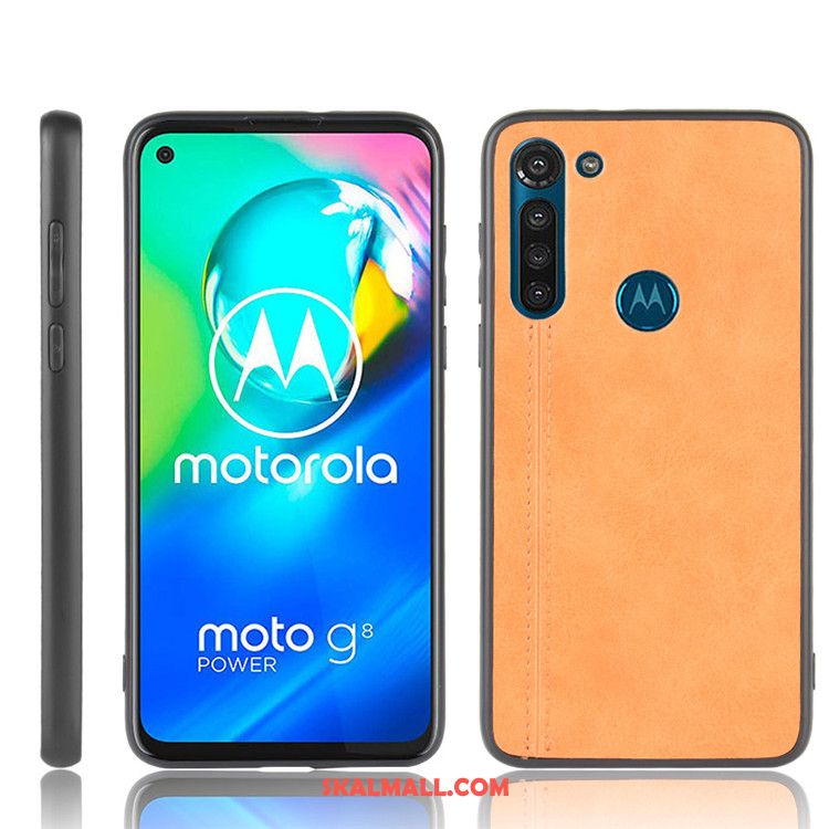 Moto G8 Power Skal Hård All Inclusive Läder Fallskydd Mobil Telefon Fodral Online